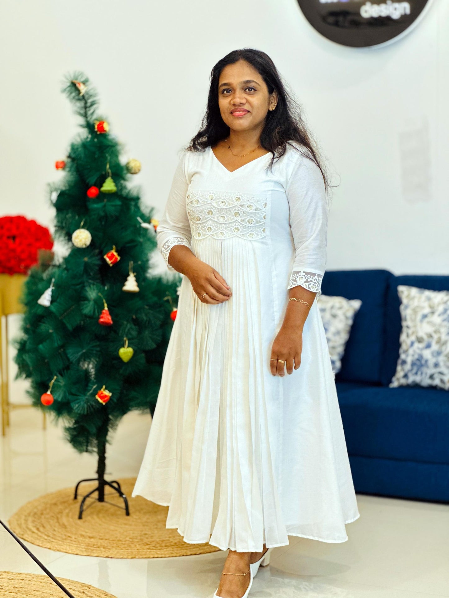 Pleated Kurti (Chanderi)