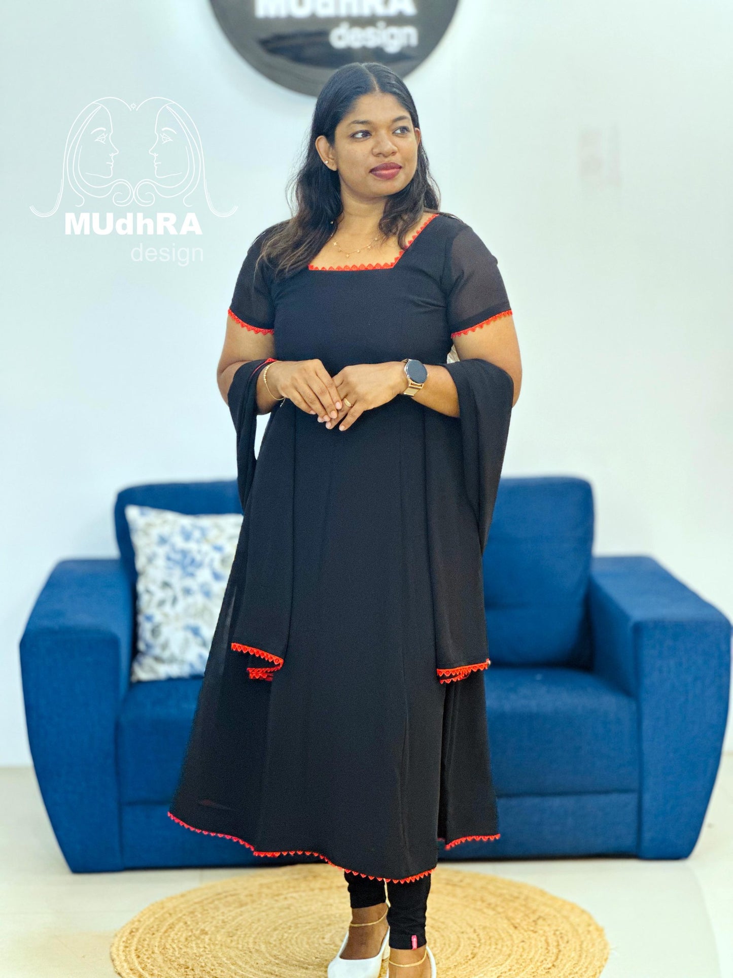 6 Panel Kurti+Dupatta