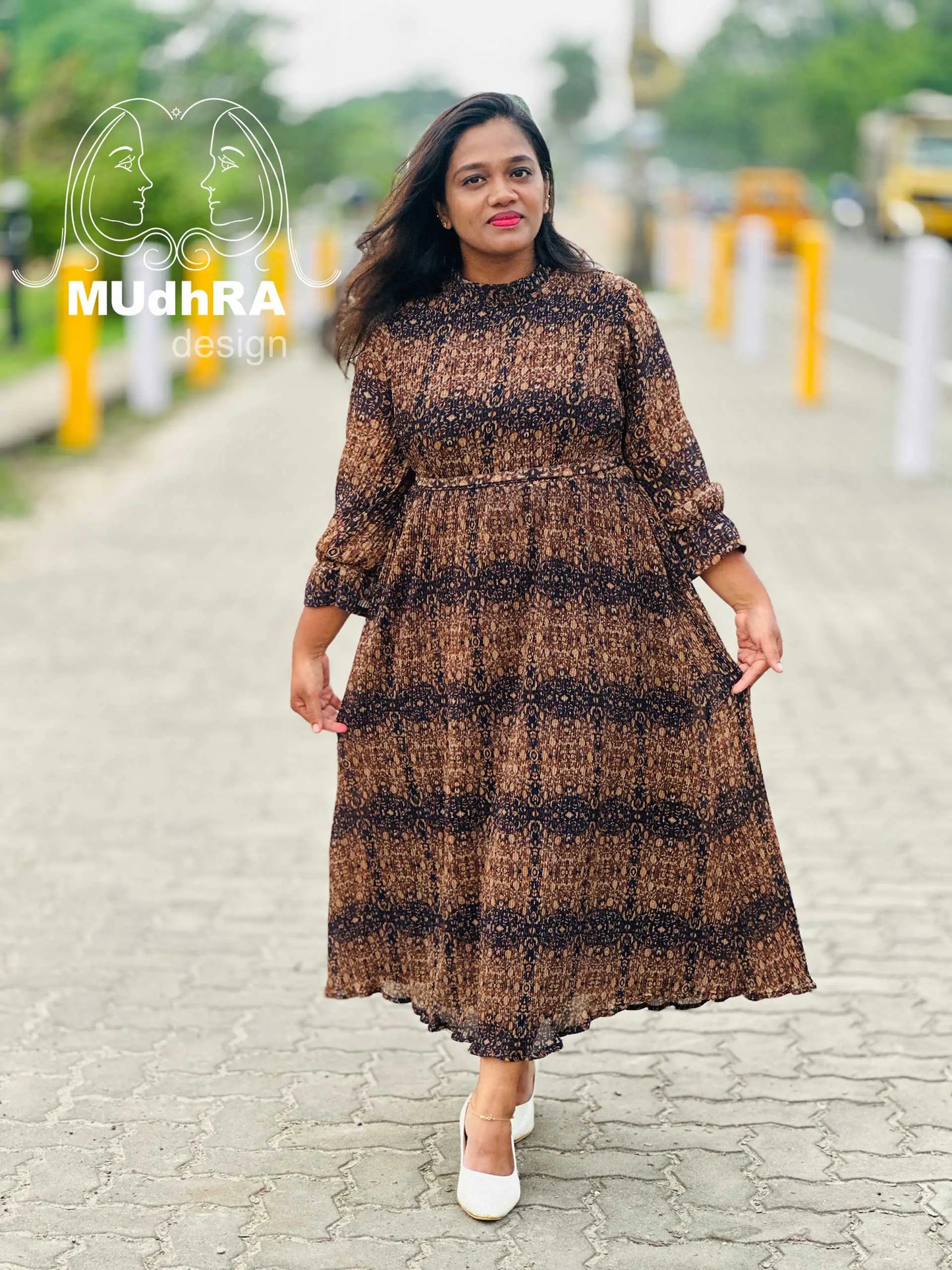 Western Frock(DarkBrown)(77)