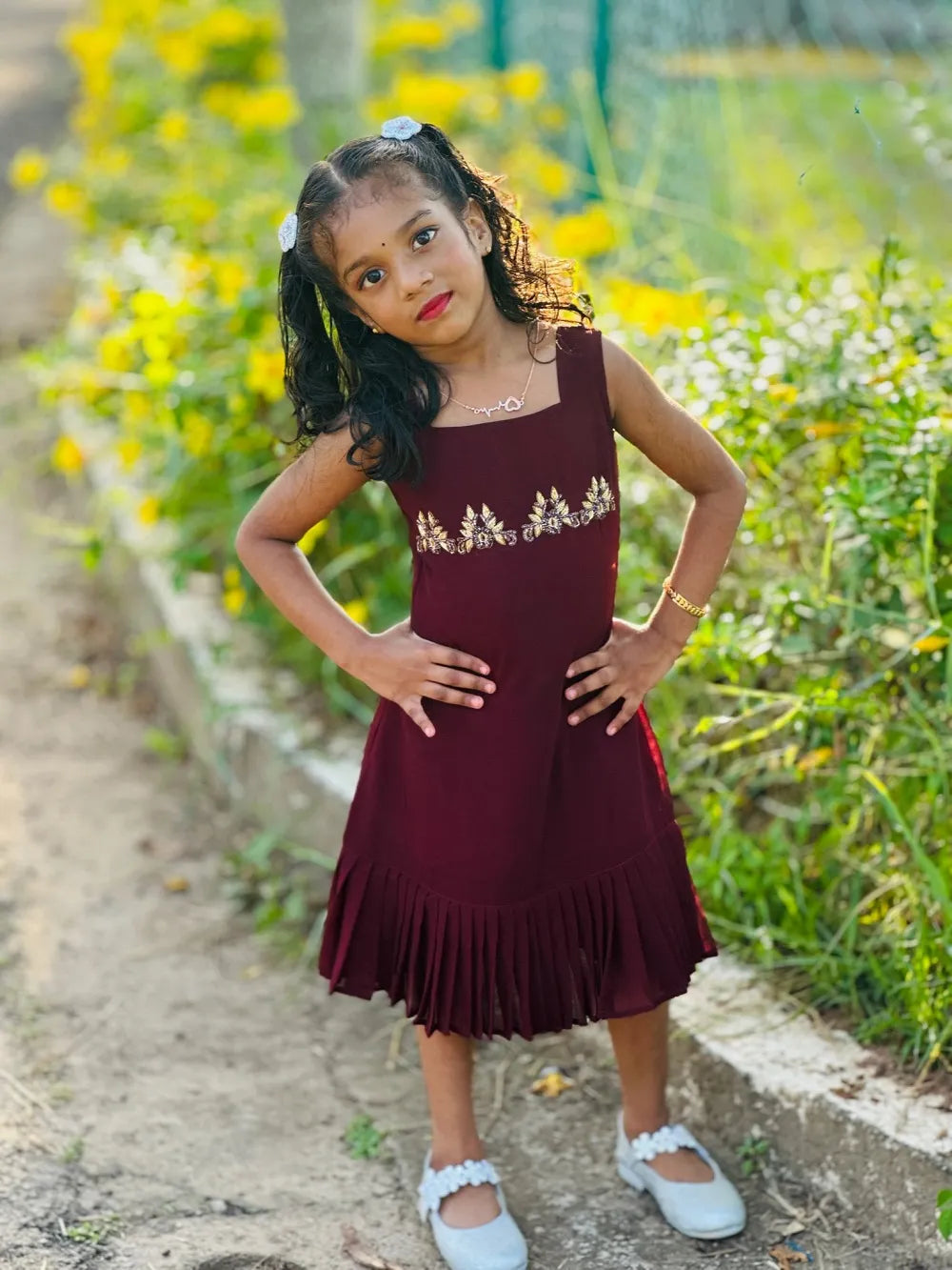 Mom&Daughter Combo Stylish Frock (0066)
