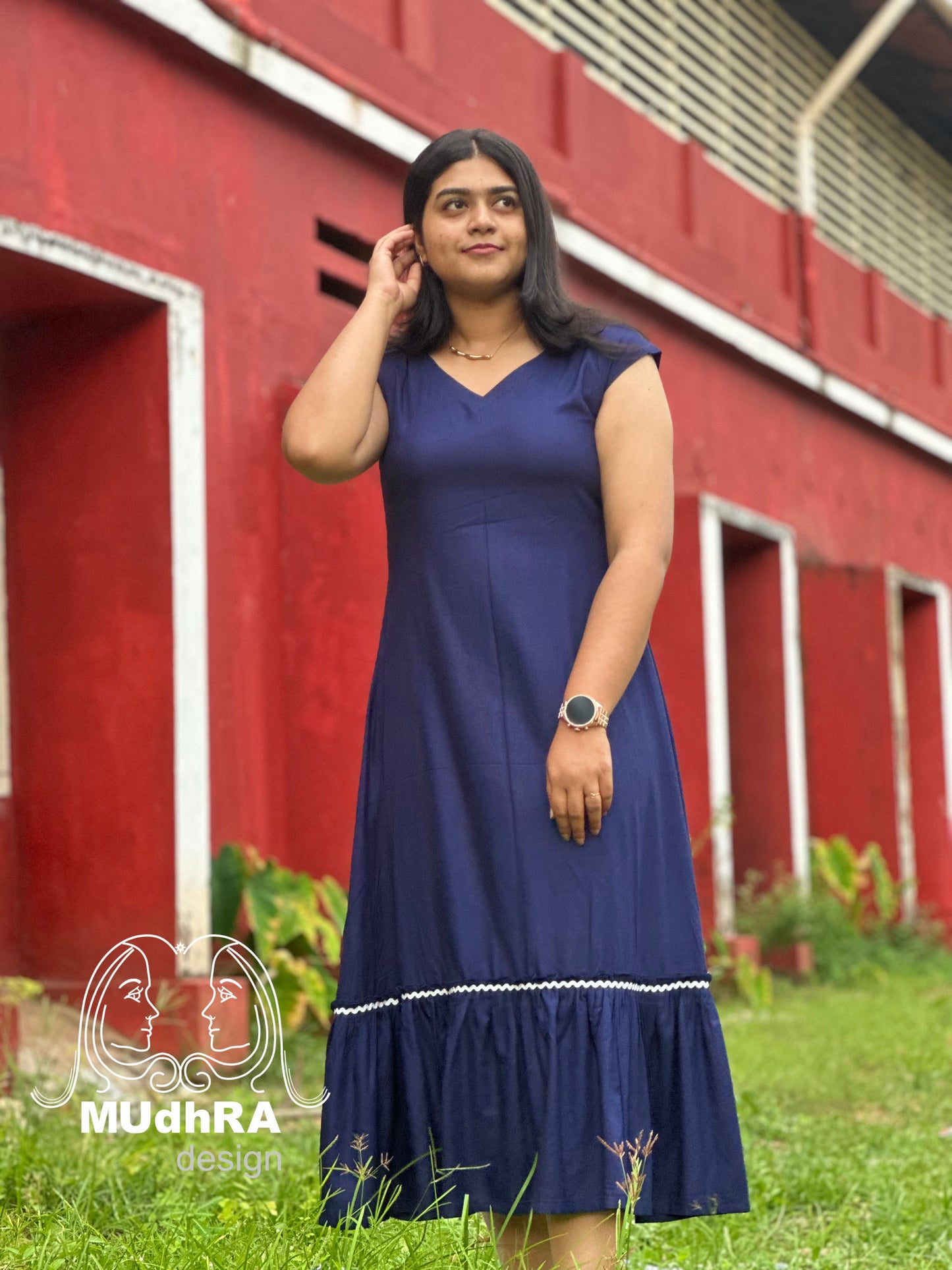 Frock-Rayon-Blue