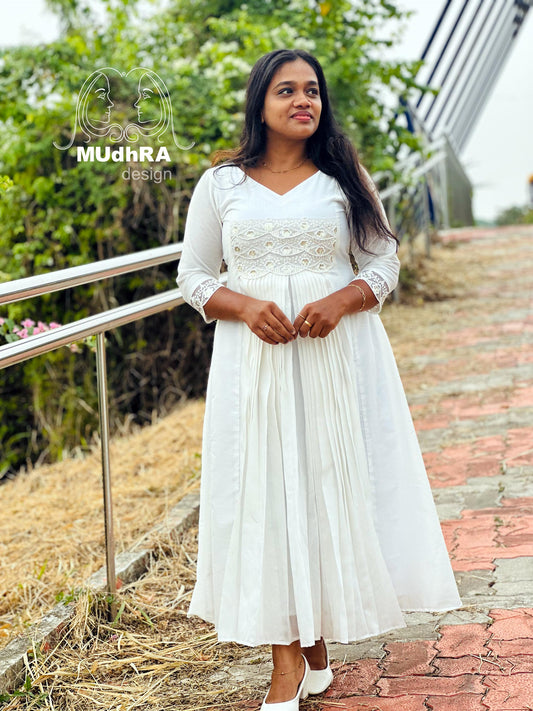 Pleated Kurti (Chanderi)