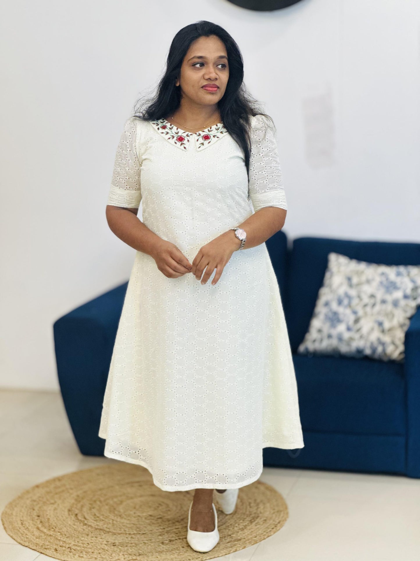 PeterPan Kurti (White)