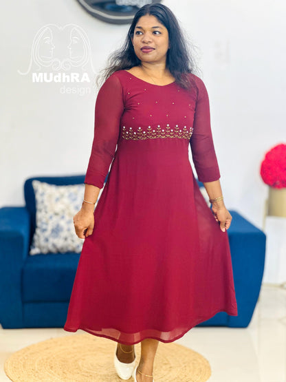 Kurti (Maroon)