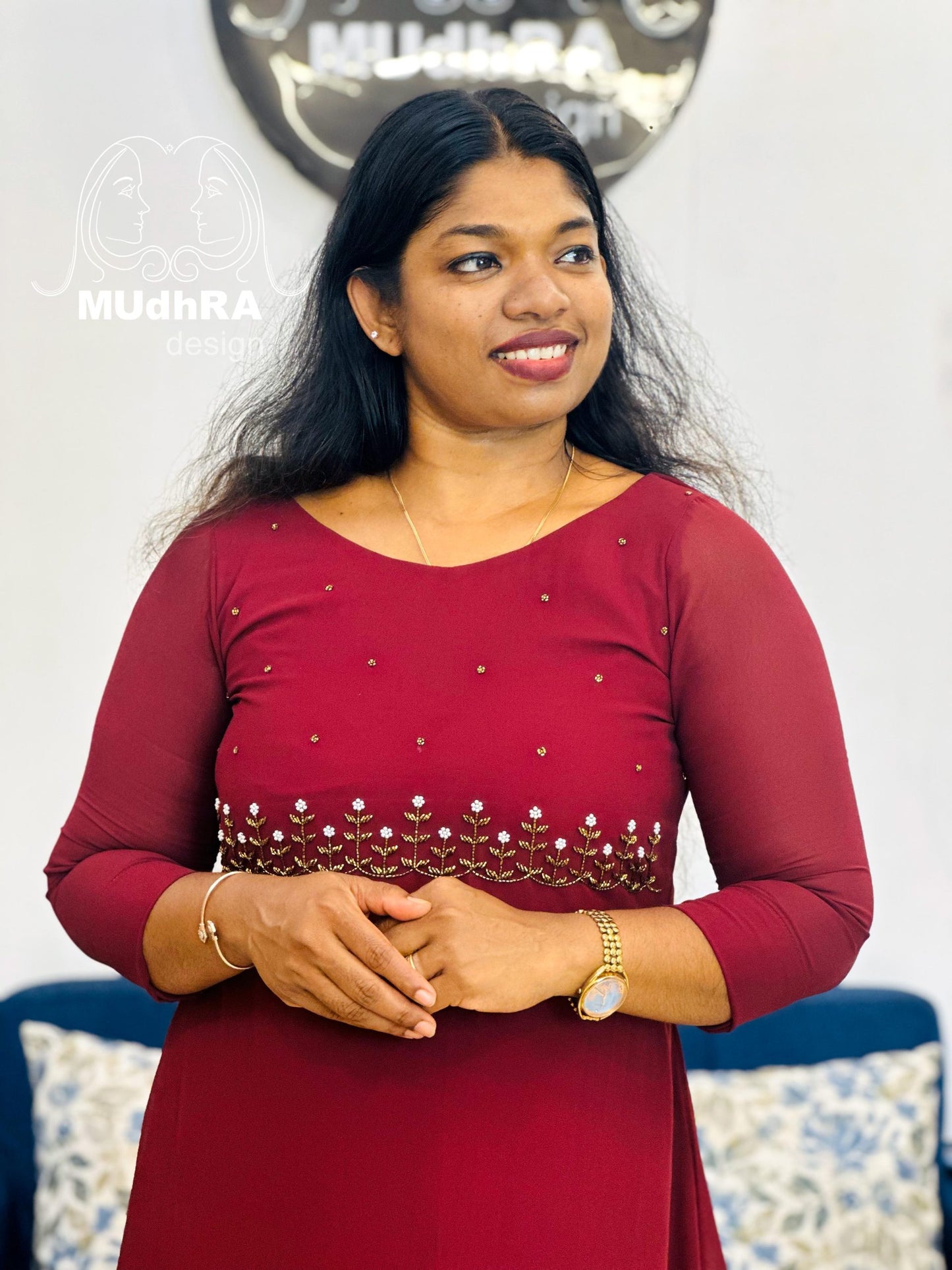 Kurti (Maroon)