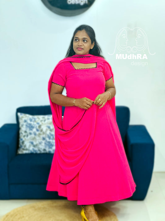 6 Panel Kurti+Dupatta