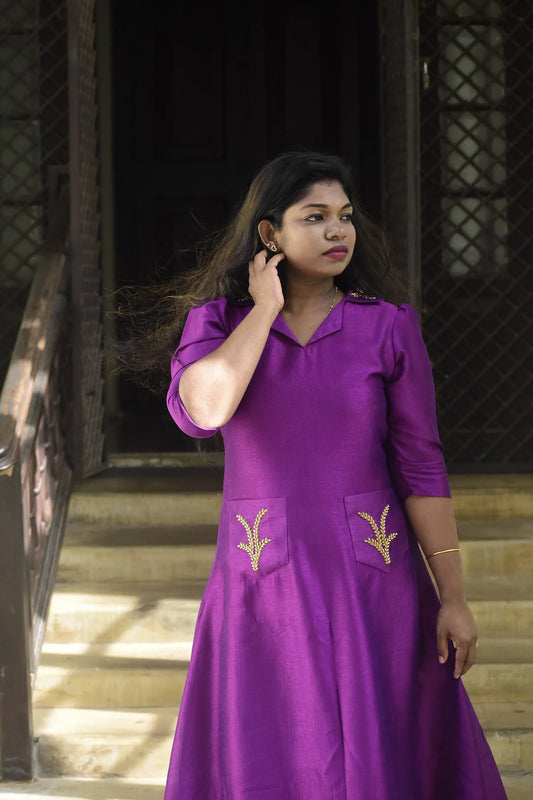 Frock with Collar&Pockets(PonKathir)(60)