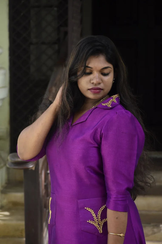 Frock with Collar&Pockets(PonKathir)(60)