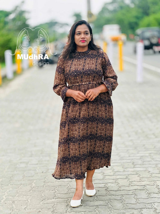 Western Frock(DarkBrown)(77)