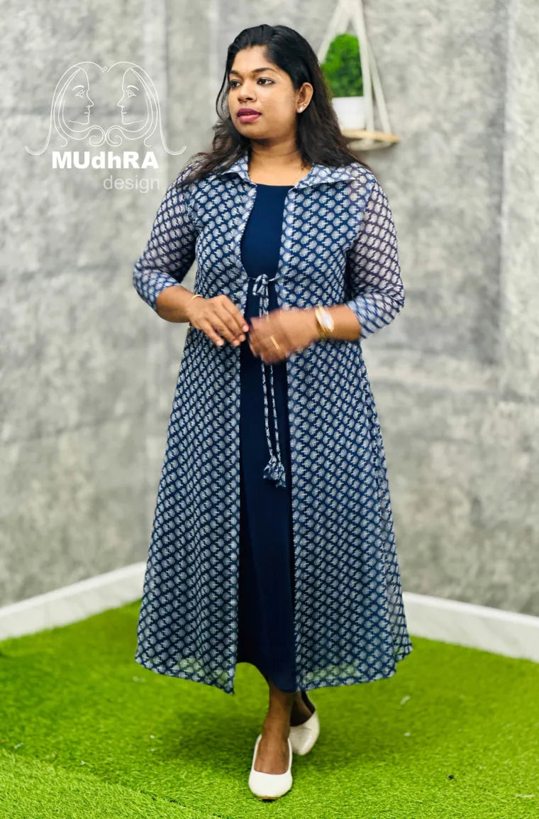 A line Top&Shrug(NavyBlue)(76)