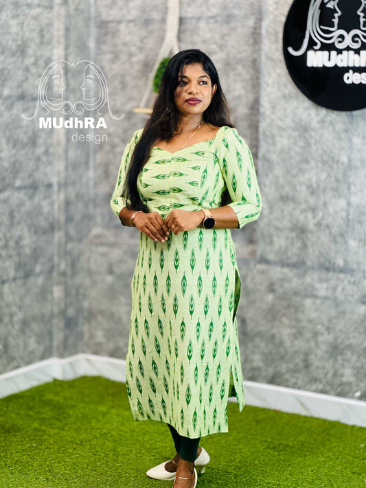 Cotton Slitted Kurti (1107)