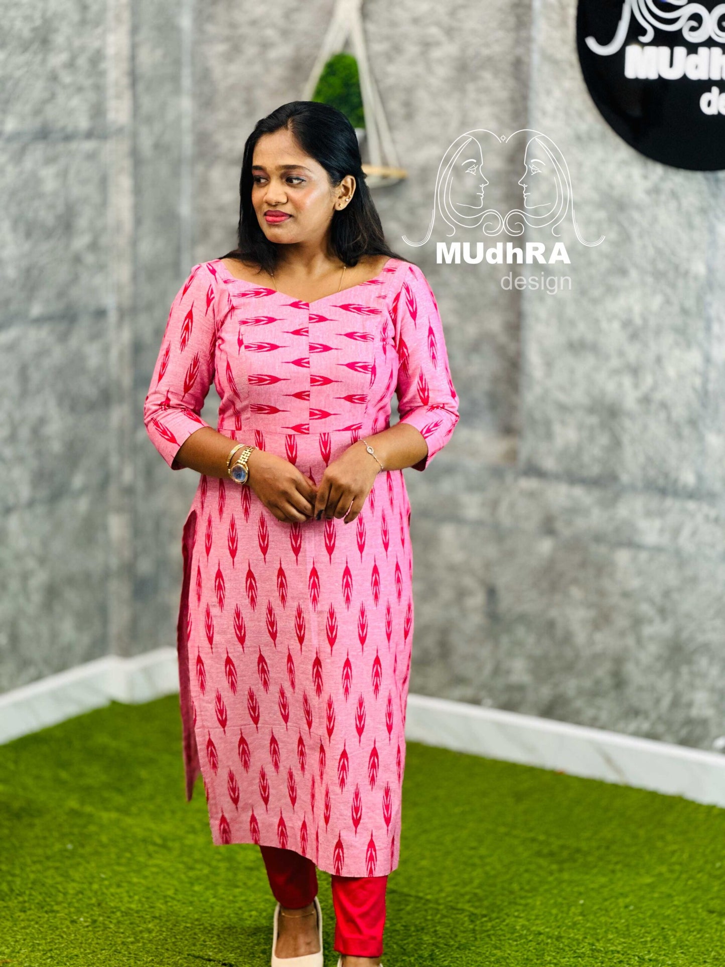 Cotton Slitted Kurti (1108)