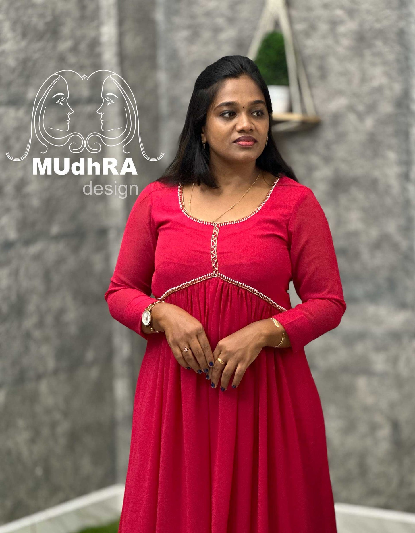 Alia Cut Kurti (Pink)