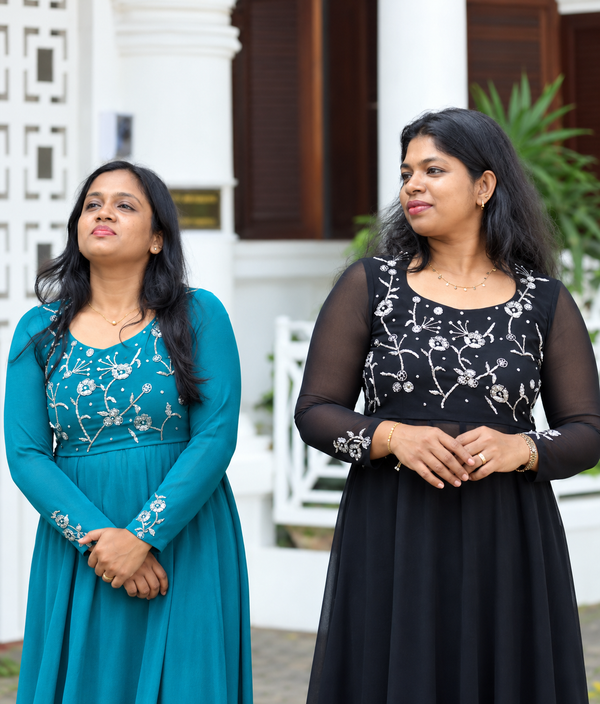 Handworked 16-panel Anarkali - Mudhra Design reel