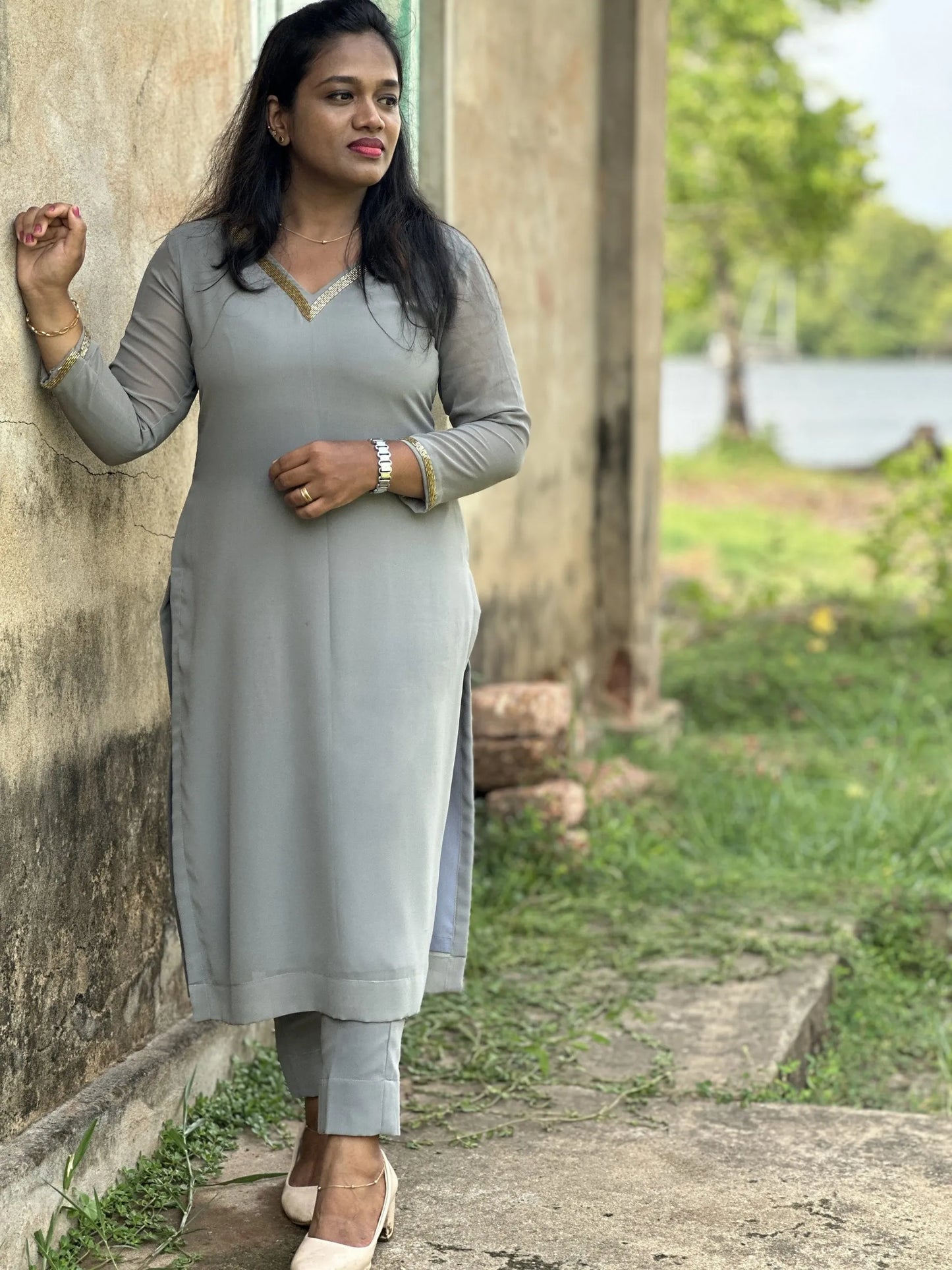 A Line-Ash(Slitted Top&Bottom) MUD001043